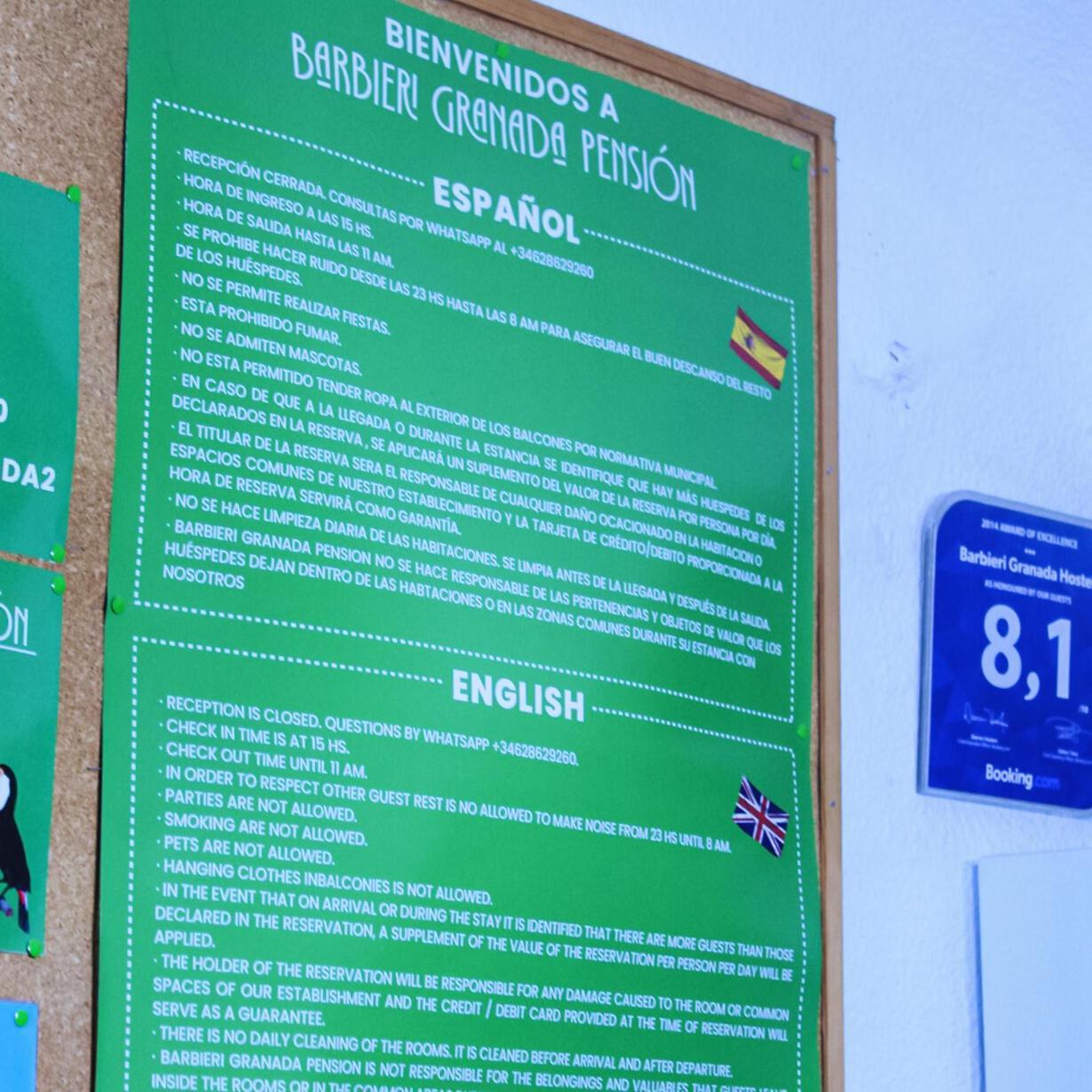 Barbieri Granada Pension Εξωτερικό φωτογραφία